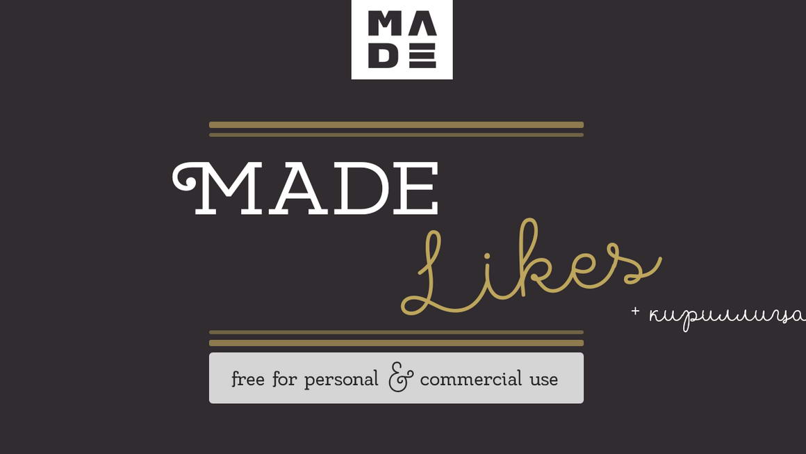 Made Likes Font Duo preview 1