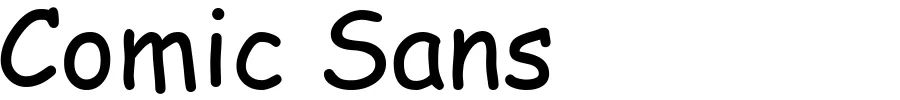 Comic Sans
