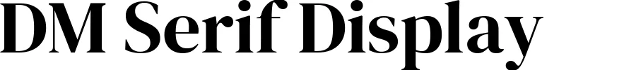 DM Serif Display