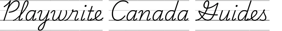Playwrite Canada Guides