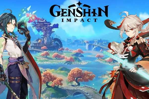 Genshin Impact font in use