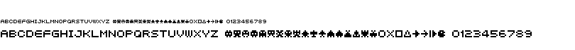 preview image of the 04b_21 font