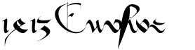 preview image of the 1413 Cursive font