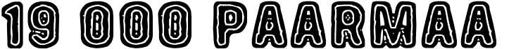preview image of the 19 000 Paarmaa font