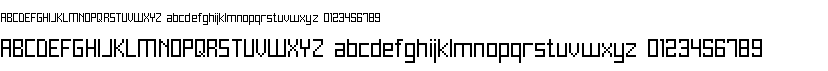 preview image of the 2A03 font