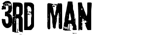 preview image of the 3rd Man font