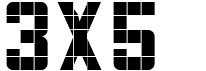 preview image of the 3x5 font
