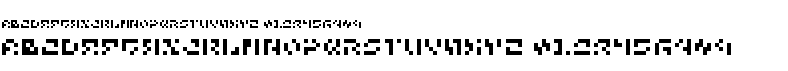 preview image of the 5Microchip Nowhere font