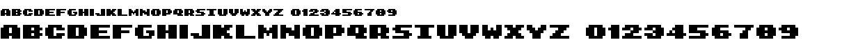 preview image of the 8-bit Arcade font