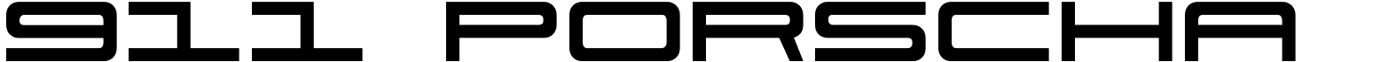preview image of the 911 Porscha font