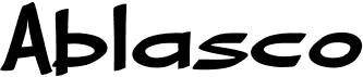 preview image of the A Ablasco font