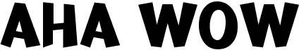 preview image of the A Aha Wow font