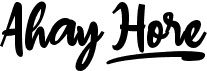 preview image of the A Ahay Hore font