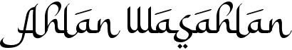 preview image of the a Ahlan Wasahlan font