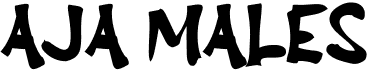 preview image of the A Aja Males font