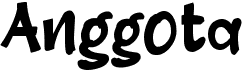 preview image of the A Anggota font