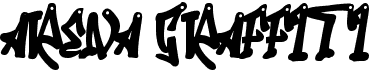 preview image of the A Arena Graffiti font