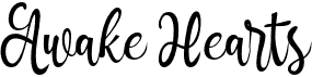 preview image of the A Awake Hearts font
