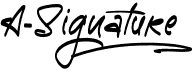 preview image of the A-Signature font