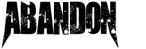 preview image of the Abandon font