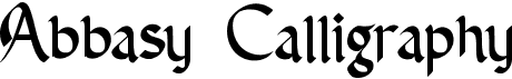 preview image of the Abbasy Calligraphy font