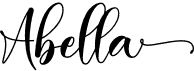 preview image of the Abella font