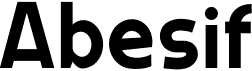 preview image of the Abesif font
