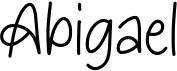 preview image of the Abigael font