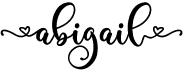 preview image of the Abigail font