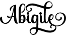 preview image of the Abigile font