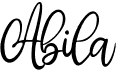 preview image of the Abila font