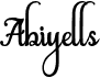 preview image of the Abiyells font