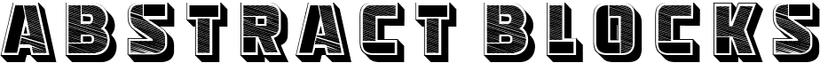 preview image of the Abstract Blocks font