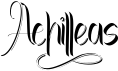 preview image of the Achilleas font