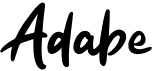 preview image of the Adabe font