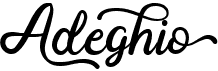 preview image of the Adeghio font