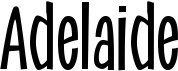preview image of the Adelaide font