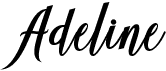 preview image of the Adeline font