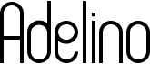 preview image of the Adelino font