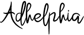 preview image of the Adhelphia font