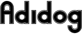 preview image of the Adidog font
