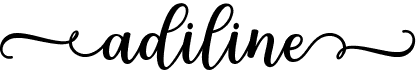 preview image of the Adiline font