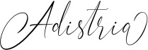 preview image of the Adistria font