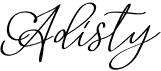 preview image of the Adisty font