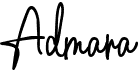 preview image of the Admara font