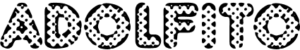 preview image of the Adolfito font