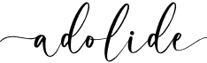 preview image of the Adolide font