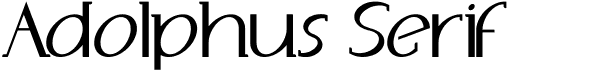 preview image of the Adolphus Serif font