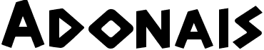 preview image of the Adonais font