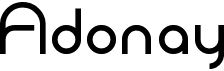 preview image of the Adonay font